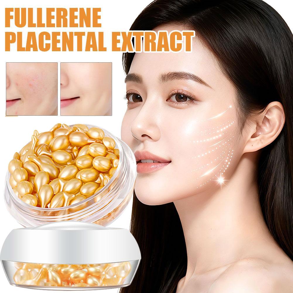Vitamin E Face Serum Capsules  - đánh giá và giá Placenta Extract Serum